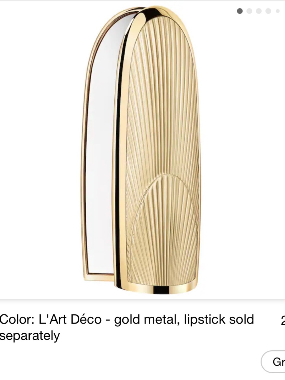 Guerlain Metal Decorative Lipstick Case